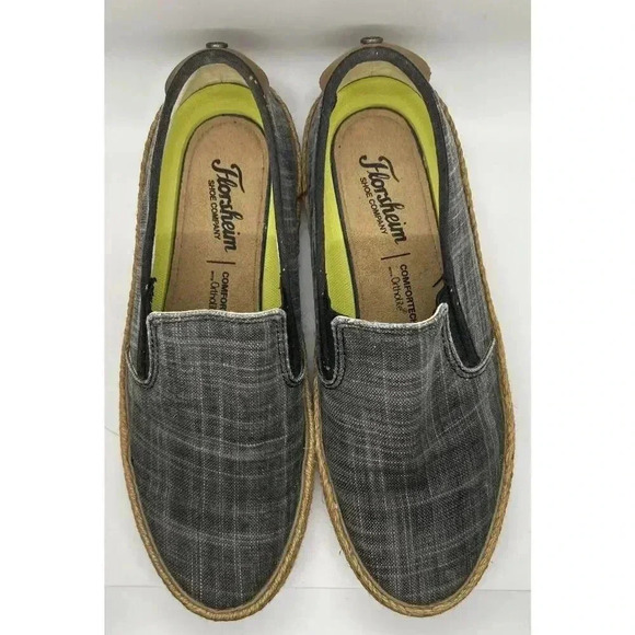 Original Penguin Espy Blue Linen Men's Slip-On Loafer Shoes Jute Espadrille 8.5 - Picture 10 of 15
